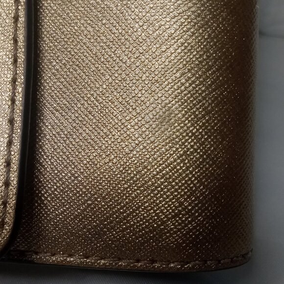 Michael Kors Golden Crossbody Purse - Picture 4 of 13